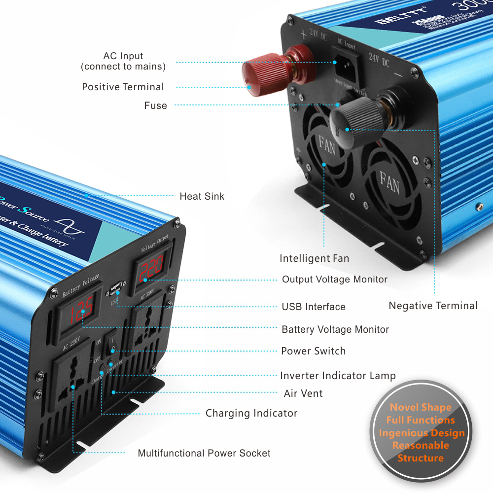 BELTTT 3000W ups inverter